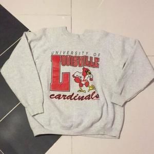90S University Of Louisville Cardinals Football Retro 1996 Sweatshirt